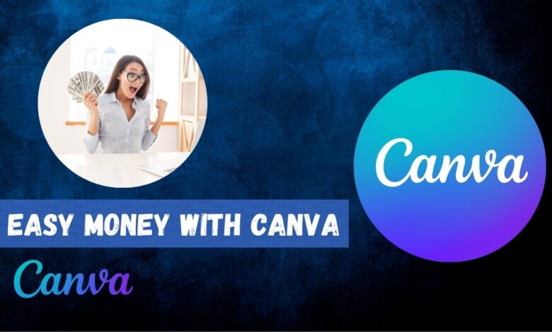 online money earning canva